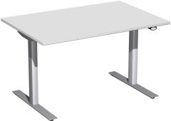 Elektro-Hubtisch höhenverstellbar, 1200x800x650-1250, Lichtgrau/Silber