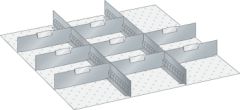Einteilungsmaterial, Trennwnde, Fronthhe 150, 36x36E 100.350.000