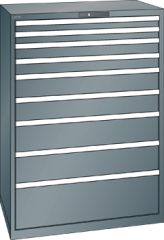 Schubladenschrank 9 Schubladen 1023x725x1450 NCS S 6502-B Lista 54x36E 78.191.050