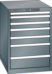 Schubladenschrank 7 Schubladen 564x725x800 NCS S 6502-B Lista 27x36E 78.134.050