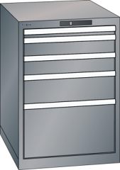 Schubladenschrank 5 Schubladen 564x725x800 NCS S 4502-B Lista 27x36E 14.368.080