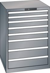 Schubladenschrank 8 Schubladen 717x725x1000 NCS S 4502-B Lista 36x36E 78.178.080