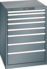 Schubladenschrank 8 Schubladen 717x725x1000 NCS S 6502-B Lista 36x36E 14.508.050