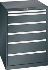 Schubladenschrank 6 Schubladen 717x725x1000 NCS S 9000-N Lista 36x36E 14.510.060