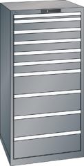 Schubladenschrank 10 Schubladen 717x725x1450 NCS S 4502-B Lista 36x36E 78.184.080