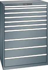 Schubladenschrank 10 Schubladen 1023x725x1450 NCS S 6502-B Lista 54x36E 14.519.050