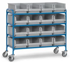 Beistellwagen 32951 - mit Kästen Ladefläche 1250 x 470 mm