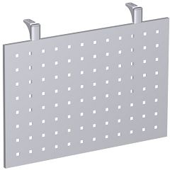 Knieraumblende gelocht, für Tischbreite 800, Silber