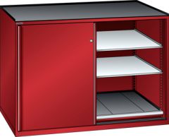 Schubladenschrank Schiebet�ren 1430x780x1020 RAL 3003 Lista 36x36E 78.258.070