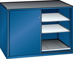 Schubladenschrank Schiebet�ren 1430x780x1020 RAL 5010 Lista 36x36E 79.485.090