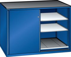 Schubladenschrank Schiebet�ren 1430x780x1020 RAL 5005 Lista 36x36E 78.258.100