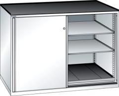 Schubladenschrank Schiebet�ren 1430x780x1020 RAL 9010 Lista 36x36E 79.485.110