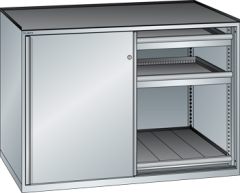 Schubladenschrank Schiebet�ren 1430x780x1020 RAL 7035 Lista 36x36E 78.259.020