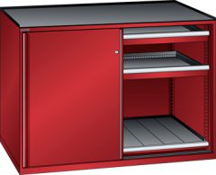 Schubladenschrank Schiebet�ren 1430x780x1020 RAL 3003 Lista 36x36E 78.259.070