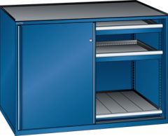 Schubladenschrank Schiebet�ren 1430x780x1020 RAL 5010 Lista 36x36E 78.259.090