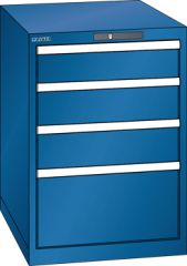 Schubladenschrank 4 Schubladen 564x725x850 RAL 5010 Lista 27x36E 78.526.090