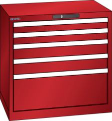Schubladenschrank 5 Schubladen 717x572x700 RAL 3003 Lista 36x27E 78.561.070