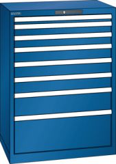 Schubladenschrank 8 Schubladen 717x572x1000 RAL 5010 Lista 36x27E 78.589.090