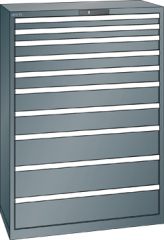 Schubladenschrank 10 Schubladen 1023x572x1450 NCS S 6502-B Lista 54x27E 78.771.050