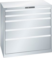 Schubladenschr 5 Schubl. 1023x725x1000 Korp.RAL 3003 Front NCS S 6502-B Lista 54x36E 79.390.522