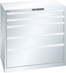 Schubladenschrank 5 Schubl. 1023x725x1000 RAL 9010 Lista 54x36E 79.393.110