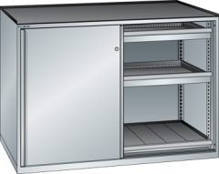 Schubladenschrank Schiebet�ren 1430x627x1020 RAL 7035 Lista 36x27E 79.426.020