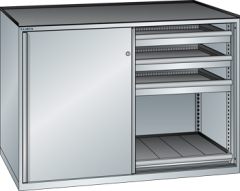 Schubladenschrank Schiebet�ren 1430x627x1020 RAL 7035 Lista 36x27E 79.429.020