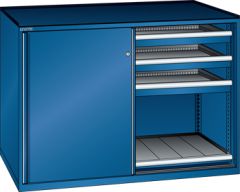 Schubladenschrank Schiebet�ren 1430x627x1020 RAL 5010 Lista 36x27E 79.429.090