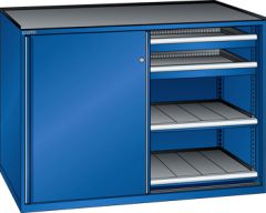 Schubladenschrank Schiebet�ren 1430x627x1020 RAL 5005 Lista 36x27E 79.432.100