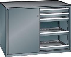 Schubladenschrank Schiebet�ren 1430x627x1020 NCS S 6502-B Lista 36x27E 79.434.050
