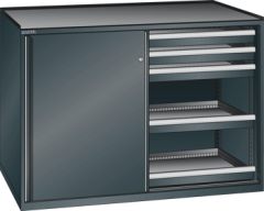 Schubladenschrank Schiebet�ren 1430x627x1020 NCS S 9000-N Lista 36x27E 79.435.060