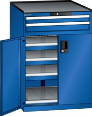 Schubladenschrank Flgeltren 717x753x1020 RAL 5005 Lista 36x36E 79.466.100
