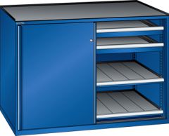 Schubladenschrank Schiebet�ren 1430x780x1020 RAL 5005 Lista 36x36E 79.478.100