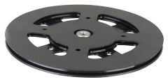 Drehkranz D85.162, Produkttyp: Möbeltechnik, Kunststoff schwarz, Ø Außen: 162 mm, Tragkraft: 80 kg