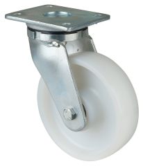 Schwerlastrolle RR100.B15.175, Produkttyp: Lenkrollen, Befestigung: Anschraubplatte, Ø Schraubloch: 11 mm, Material/Art des Radkörpers: Kunststoff, Material der Lauffläche: Kunststoff, Lager: Kugellager, Ø Rad:  175 mm, Tragkraft: 500 kg