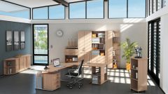 Anstell-Regal mit Stellfen, 400x800x720, Ahorn