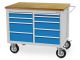 Mobile Kastenwerkbank Tiefe 736, R 18-24, 9 x Schublade