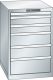 Schubladenschrank 6 Schubladen 564x725x850 RAL 7035 Lista 27x36E 78.144.020