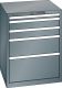 Schubladenschrank 5 Schubladen 717x725x850 NCS S 6502-B Lista 36x36E 14.411.050