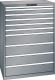 Schubladenschrank 10 Schubladen 1023x725x1450 NCS S 4502-B Lista 54x36E 78.298.080