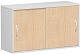 Anstell-Schiebetrenschrank Oberboden 25 mm, mit Stellfen, abschliebar, 1200x425x720, Buche/Lichtgrau