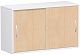 Anstell-Schiebetrenschrank Oberboden 25 mm, mit Stellfen, abschliebar, 1200x425x720, Buche/Wei