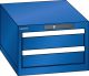 Schubladenschrank 2 Schubladen 411x572x283 RAL 5005 Lista 18x27E 78.402.100