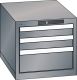 Schubladenschrank 3 Schubladen 411x572x383 NCS S 4502-B Lista 18x27E 78.409.080