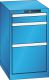 Schubladenschrank 3 Schubladen 411x572x700 RAL 5012 Lista 18x27E 78.418.010