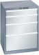 Schubladenschr 4 Schubl. 717x725x850 Korp.NCS S 6502-B Front RAL 7035 Lista 36x36E 79.498.521