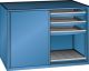Schubladenschrank Schiebet�ren 1430x627x1020 RAL 5019 Lista 36x27E 79.429.040