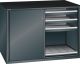 Schubladenschrank Schiebet�ren 1430x627x1020 NCS S 9000-N Lista 36x27E 79.429.060