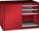 Schubladenschrank Schiebet�ren 1430x627x1020 RAL 3003 Lista 36x27E 79.429.070