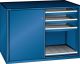 Schubladenschrank Schiebet�ren 1430x627x1020 RAL 5010 Lista 36x27E 79.429.090
